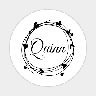 Quinn name cute design Magnet